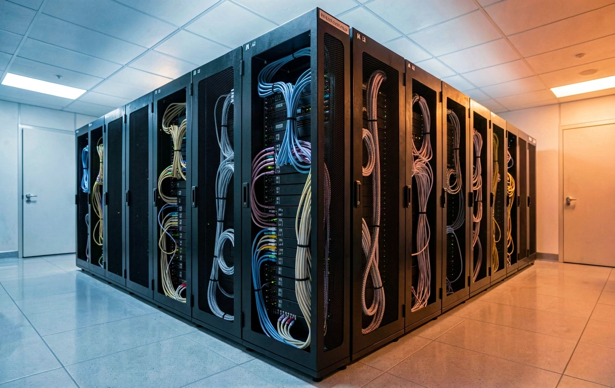 Server infrastructure representing our computational validation power